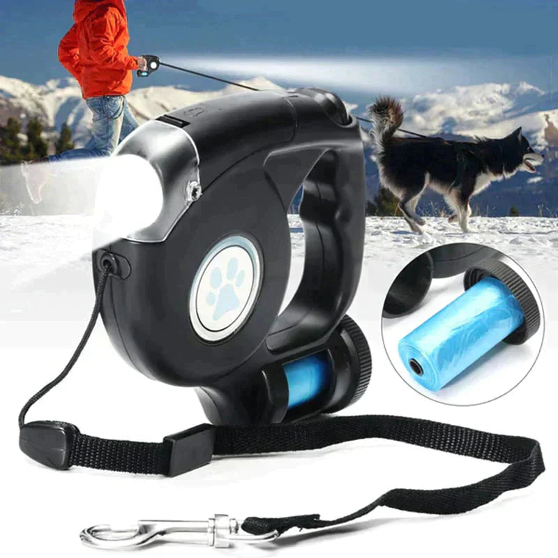 3 in 1 retractable dog leash sale