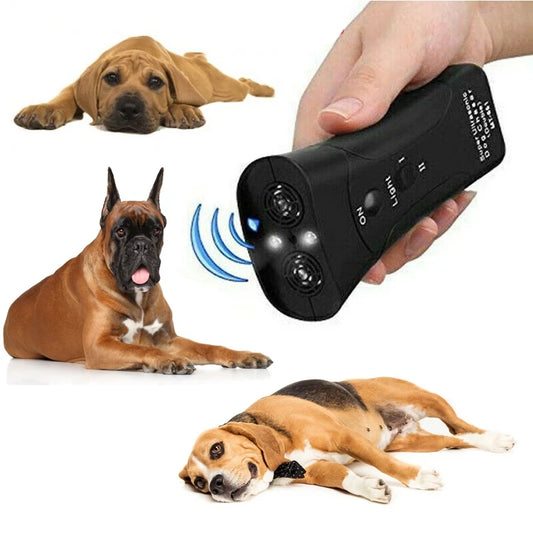 2 in 1 Ultrasonic Dog Training Device Anti-barking