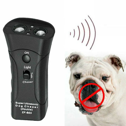2 in 1 Ultrasonic Dog Training Device Anti-barking