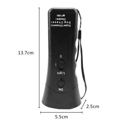2 in 1 Ultrasonic Dog Training Device Anti-barking