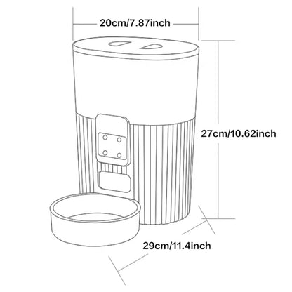 Cat Automatic Feeder Dog
