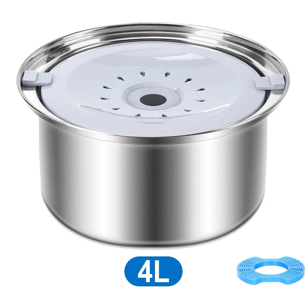 No Spill Stainless Steel Dog Water Bowl