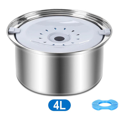 No Spill Stainless Steel Dog Water Bowl